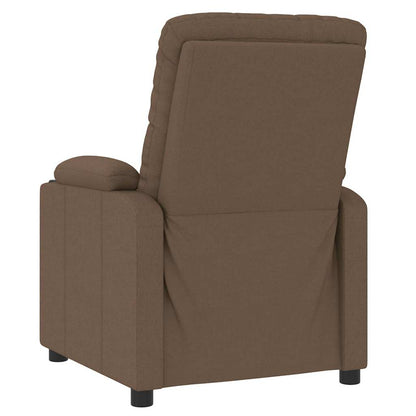 Relaxsessel Braun Stoff