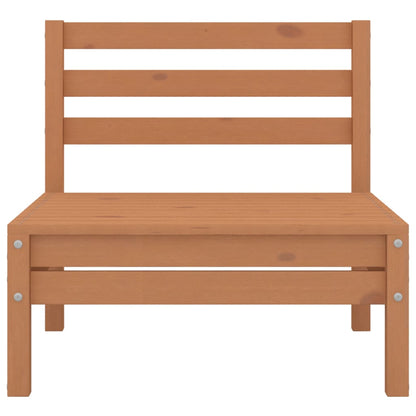 6-tlg. Garten-Lounge-Set Honigbraun Massivholz Kiefer