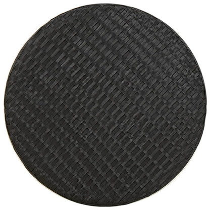 Beistelltisch Schwarz 45 cm Poly Rattan