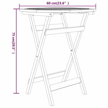 3-tlg. Garten-Essgruppe Massivholz Teak