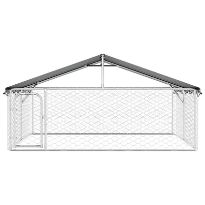 Outdoor-Hundezwinger mit Dach 300x300x150 cm