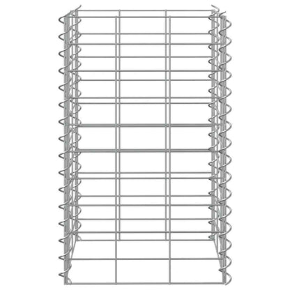 Gabionen-Hochbeete 3 Stk. 30x30x50 cm Eisen