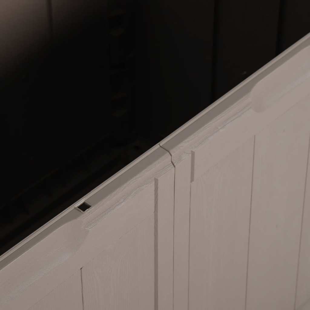 Garten-Aufbewahrungsbox 180 L Braun PP-Holzoptik