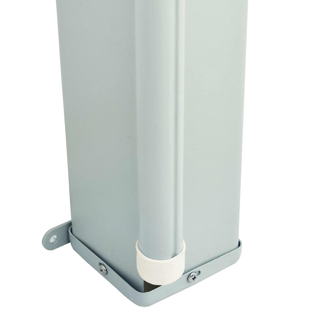 Seitenmarkise Ausziehbar 117x600 cm Schwarz