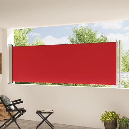 Seitenmarkise Ausziehbar 117x600 cm Rot