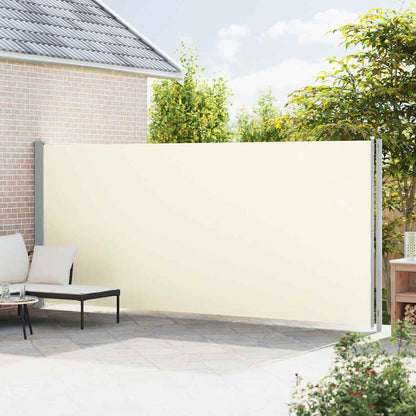 Seitenmarkise Ausziehbar 200x600 cm Creme