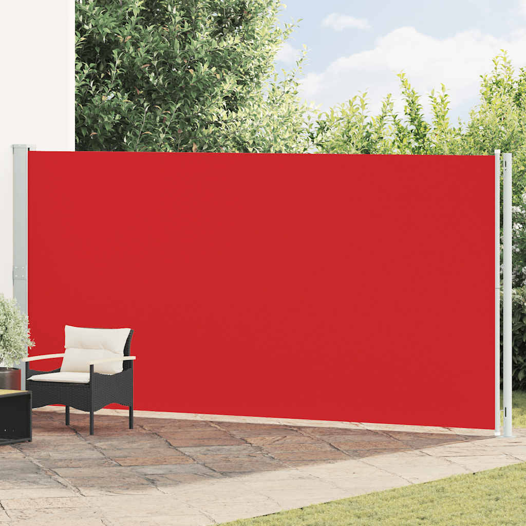 Seitenmarkise Ausziehbar 200x600 cm Rot
