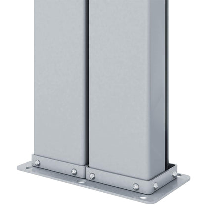 Seitenmarkise Ausziehbar Rot 220x600 cm