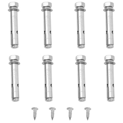 Seitenmarkise Ausziehbar Braun 200x1200 cm