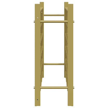 Weinregal für 36 Flaschen Golden Metall