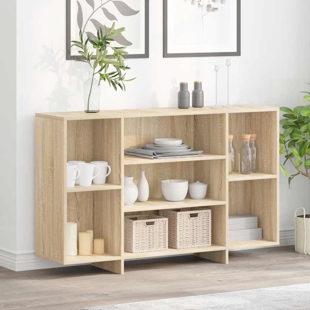 Sideboard Sonoma-Eiche 120x30x75 cm Holzwerkstoff