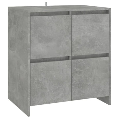 Sideboard Betongrau 70x41x75 cm Holzwerkstoff