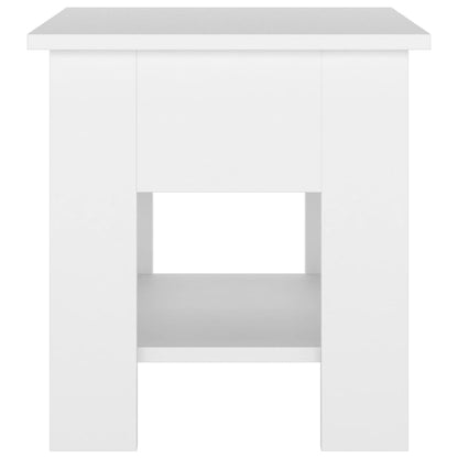 Couchtisch Weiß 40x40x42 cm Holzwerkstoff