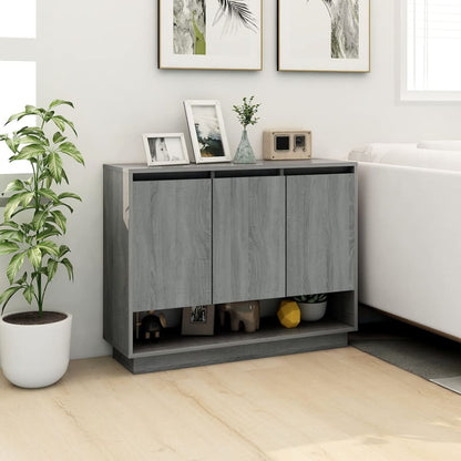 Sideboard Grau Sonoma 97x31x75 cm Holzwerkstoff
