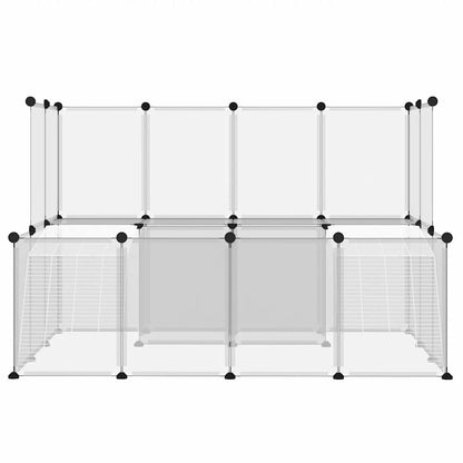 Kleintierkäfig Transparent 143x107x93 cm PP und Stahl