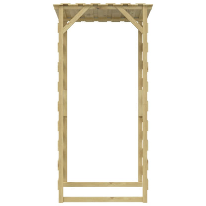 Pergolen mit Dach 6 Stk. 100x90x200 cm Kiefernholz Imprägniert