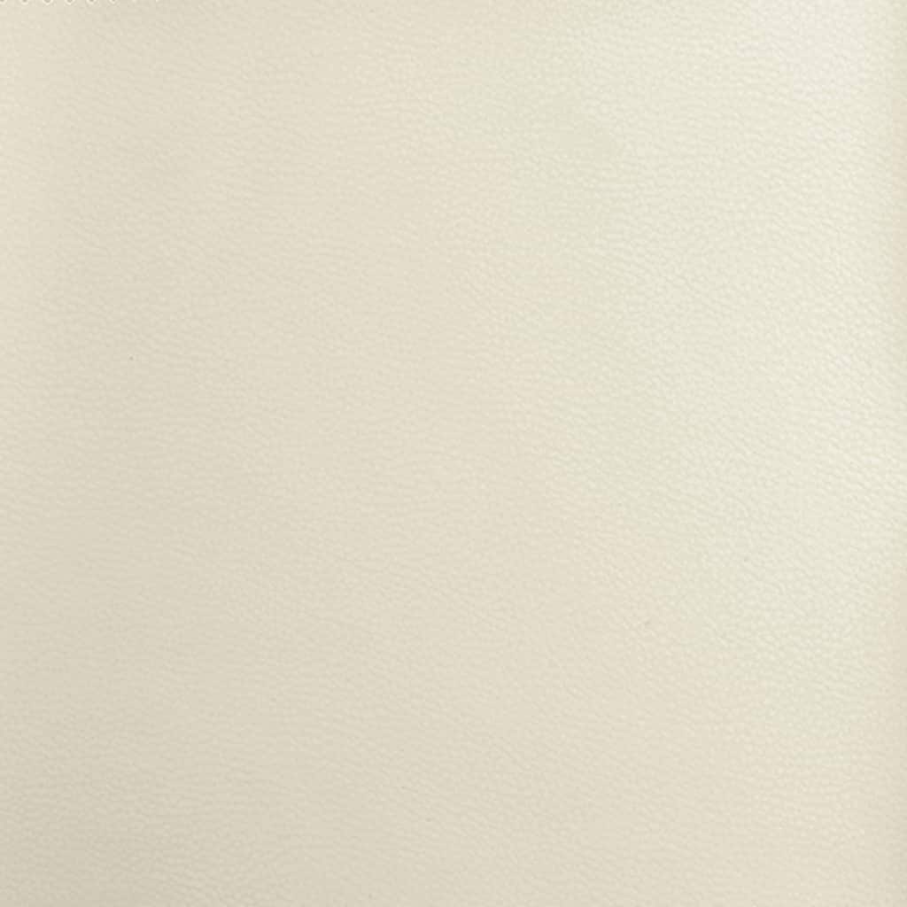 Relaxsessel Cremeweiß Kunstleder