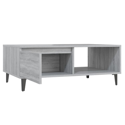 Couchtisch Grau Sonoma 90x60x35 cm Holzwerkstoff