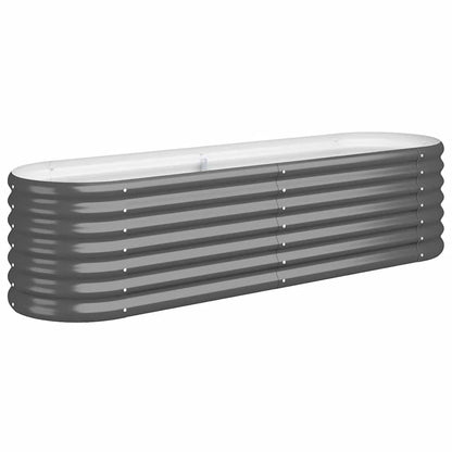 Hochbeet Verzinkter Stahl 152x40x36 cm Anthrazit