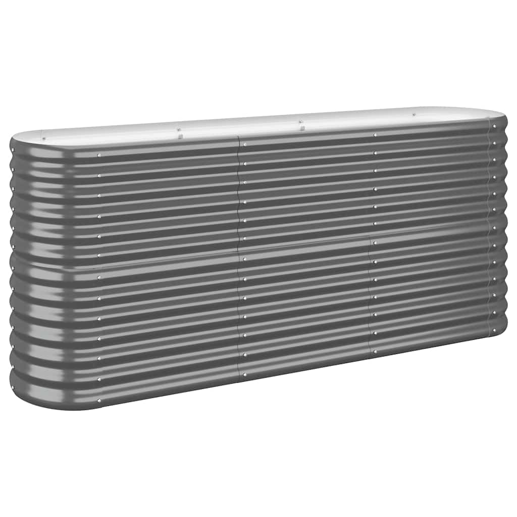 Hochbeet Verzinkter Stahl 152x40x68 cm Anthrazit