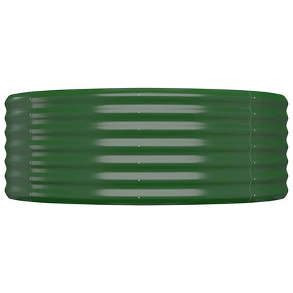 Hochbeet Verzinkter Stahl 100x100x36 cm Grün