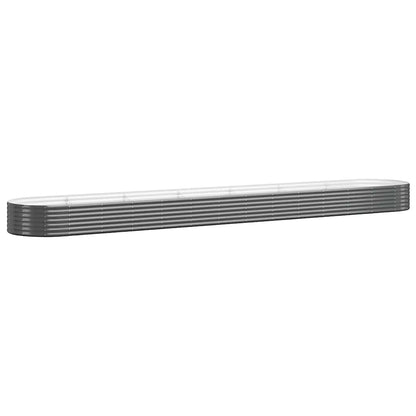 Hochbeet Verzinkter Stahl 544x100x36 cm Anthrazit