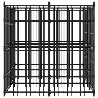 Outdoor-Hundezwinger Stahl 3,69 m²