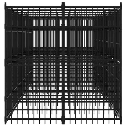 Outdoor-Hundezwinger Stahl 12,9 m²