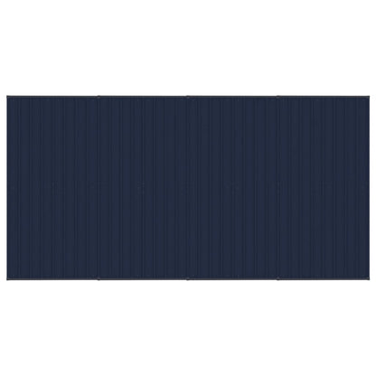 Outdoor-Hundezwinger mit Dach Stahl 7,37 m²