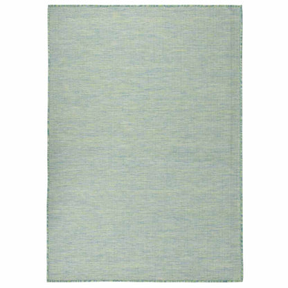 Outdoor-Teppich Flachgewebe 200x280 cm Türkis