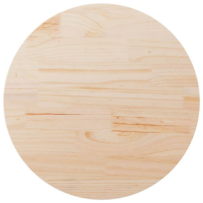 Tischplatte Ø80x2,5 cm Massivholz Kiefer