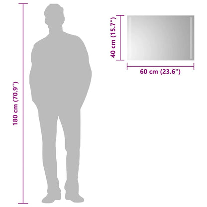 LED-Badspiegel 60x40 cm