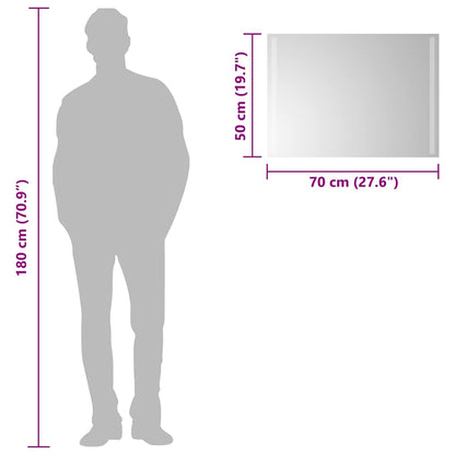 LED-Badspiegel 70x50 cm