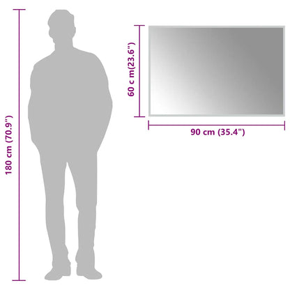 LED-Badspiegel 90x60 cm