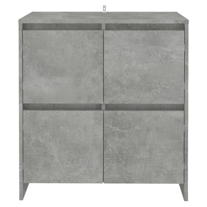 Sideboards 2 Stk. Betongrau 70x41x75 cm Holzwerkstoff