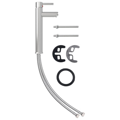 Badezimmer Waschbecken mit Wasserhahn Ablaufgarnitur Schwarz