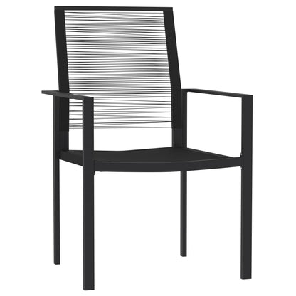 5-tlg. Garten-Essgruppe Schwarz