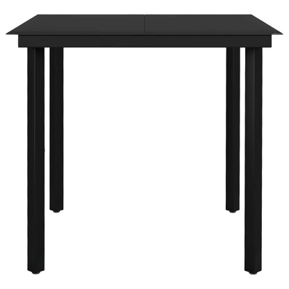 3-tlg. Garten-Essgruppe Braun