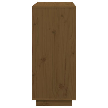 Sideboard Honigbraun 74x35x80 cm Massivholz Kiefer