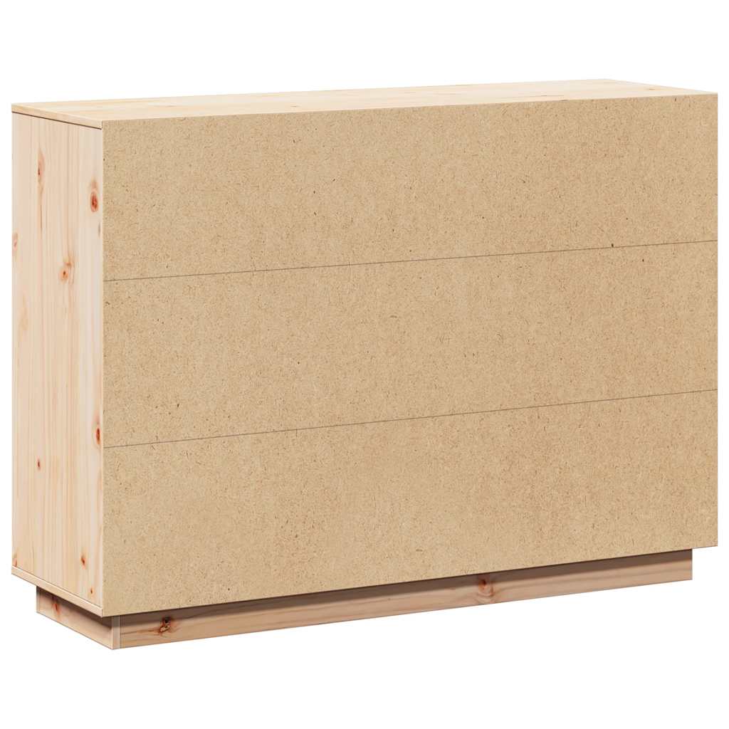 Sideboard 110,5x35x80 cm Massivholz Kiefer
