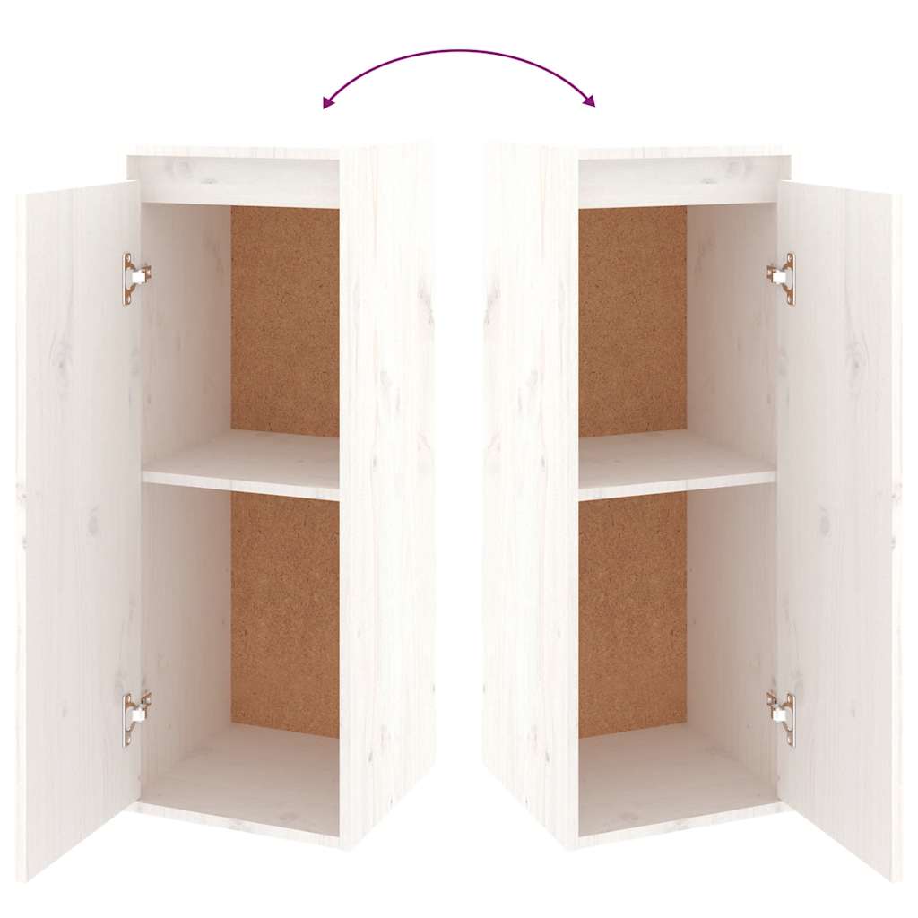 TV-Schränke 6 Stk. Weiß Massivholz Kiefer