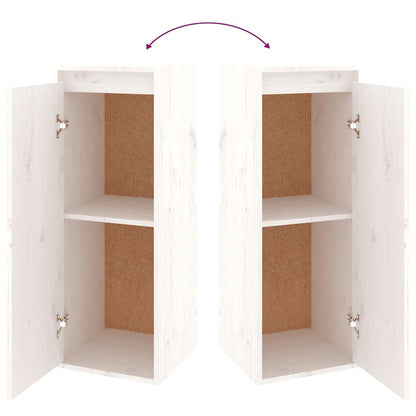 TV-Schränke 6 Stk. Weiß Massivholz Kiefer