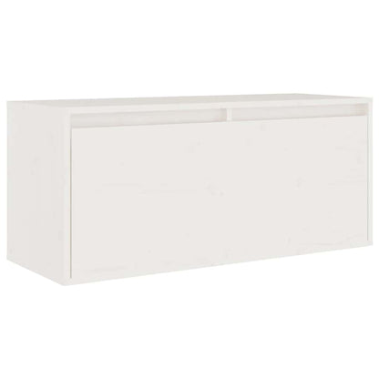 TV-Schränke 4 Stk. Weiß Massivholz Kiefer