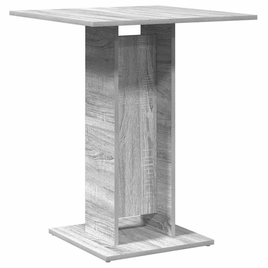 Bistrotisch Grau Sonoma 60x60x75 cm Holzwerkstoff
