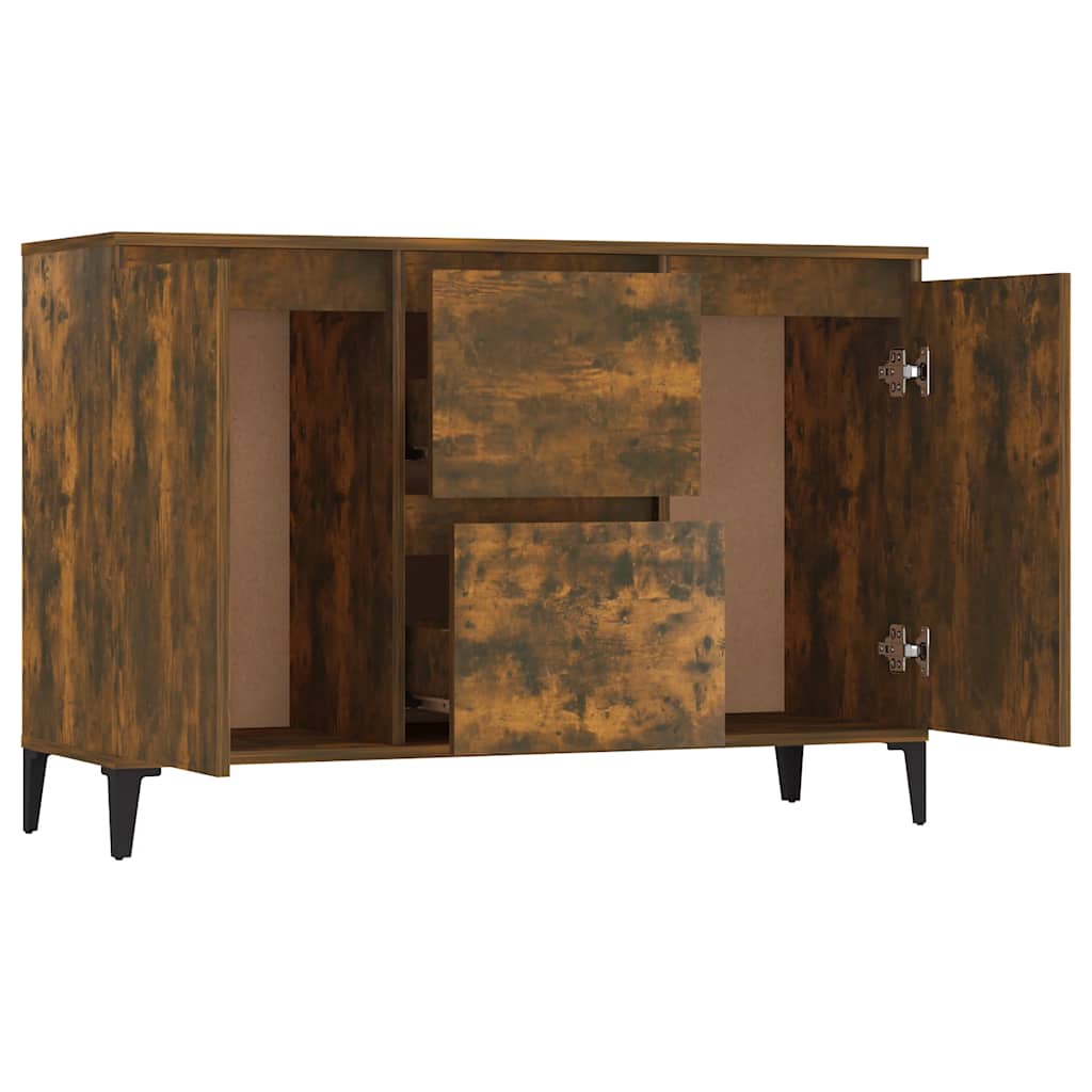 Sideboard Räuchereiche 102x35x70 cm Holzwerkstoff