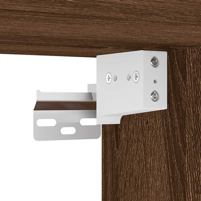 Kleiderschrank Braun Eichen-Optik 100x32,5x35 cm Holzwerkstoff