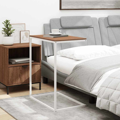 Beistelltisch Weiß 55x35x66 cm Holzwerkstoff