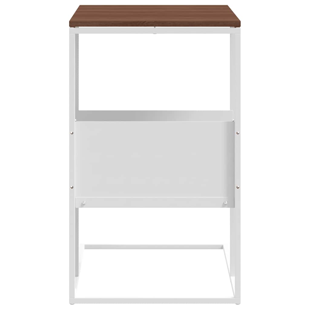 Beistelltisch Weiß 55x36x59,5 cm Holzwerkstoff