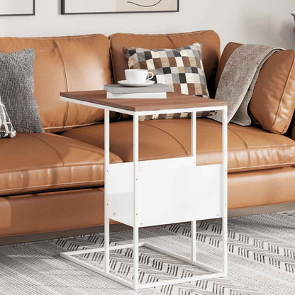 Beistelltisch Weiß 55x36x59,5 cm Holzwerkstoff