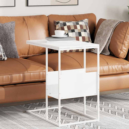 Beistelltisch Weiß 55x36x59,5 cm Holzwerkstoff